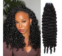 Burmese Curly Bundles Human Hair 3C4A Spiral End Quick 12a Curly Human Hair Bundles Hair Bundles Extensions 1Pcs for Women 14 inch Natural Black
