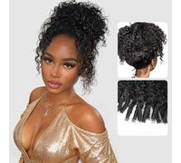 Burmese Curly Hidden Strap 360 HD Full Lace Front Wigs Human Hair with Spiral Curls Ends,200 Density 360 Lace Pre Plucked Lace Human Hair Wigs With Invisible Drawstring for Black Women 22 Inch
