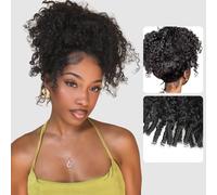Burmese Curly Hidden Strap 360 Lace Wig Human Hair with Spiral Curls Ends Pre Plucked Pre Cut for Black Women 18 Inch