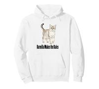 Burmilla Cat Makes the Rules Funny Pet Design Pullover Hoodie