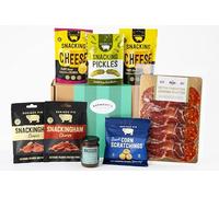 Burmont's Ultimate Cheeseboard Accompaniments Selection Hamper - Includes Cured Meats, Salami, Coppa Ham, Chorizo, Pickles, Snacking Cheese & Chutney - Hamper Exclusive To Burmont's