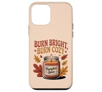 Burn Bright Burn Cozy Pumpkin Spice Candle Autumn Fall Case for iPhone 12 mini