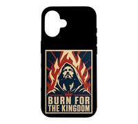 Burn For The Kingdom Christian Fire Revival Case for iPhone 16