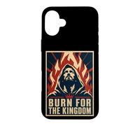 Burn For The Kingdom Christian Fire Revival Case for iPhone 16 Plus