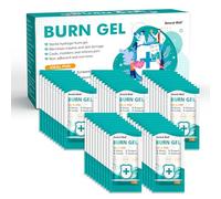 Burn Gel - 50 Packs First Aid Burns Care Scalds Sunburn Dressings Cooling Gel