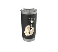 Burn My Heart Lighter Funny Tattoo Art Emo Romance Stainless Steel Insulated Tumbler