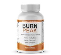 Burn Peak Advanced Formula - Weight Management & Metabolism Support Supplement - Apple Cider Vinegar, Guarana & Vitamins B2, B12 - Energy & Gut Health Support - 60 Capsules - Made in UK