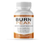 Burn Peak - Advanced Weight Management Support | Energy & Metabolism Booster | 60 Vegan Capsules | Made in The UK