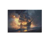 Burn The BoatsCanvas Poster Wall Art Poster for Room Living Room Study Aesthetics And DecorationUnframe-style 16x24inch(40x60cm)