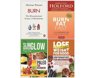 Burn The Misunderstood,Burn Fat Fast,Paleo,Low Fodmap Diet4 Books Collection Set