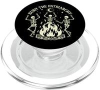 Burn The Patriarchy - Spooky Halloween Feminist Feminism PopSockets PopGrip for MagSafe