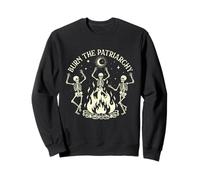Burn The Patriarchy - Spooky Halloween Feminist Feminism Sweatshirt