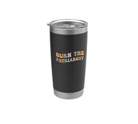 Burn The Patriarchy Women's Rights Feminist Gender Equality Stainless Steel Insulated Tumbler