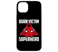 Burn Victim Superhero Survivor Warrior Fighter Recovery Case for iPhone 14 Plus