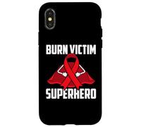 Burn Victim Superhero Survivor Warrior Fighter Recovery Case for iPhone X/XS