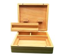 Burn Wholesale Premium Storage Box with Detachable Tray, Decorative Organizer, Multipurpose Use As Jewelry Storage, Watch Box, Great for Gifts.