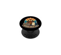 BURNER CHECK CLUB Hot Air Balloon Ground Crew PopSockets Adhesive PopGrip
