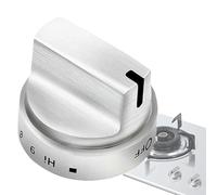 Burner Control Button - Metal Change Button Electric Shooting Ranges, Rustproof and Sturdy Design, 6x5cm Universal Fit | Perfect, Cooking Indoor and Household Appliances, Easy to Instal