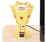 - Burner, Electric Table Incense Burner in Oriental Style, Use for Yoga, Spa, Meditation, Office, Home Decoration and Fragrance, Suitable for Oils of Aromatherapy