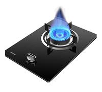 Burner Gas Cooker Burner Gas Cooker Black Tempered Glass Built In Hob 4 8Kw Cast Iron Triple Ring