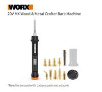 Burner-soldering iron battery Worx wx744.9, 20 V, without and charger Cordless Electric Rechargeable Welding Tool Portable