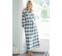 "Burnet Rose" Tartan Brushed Cotton Dressing Gown British Boxers Baby Pink L