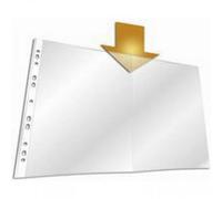 Burnex Bantex A3 Oblong Open Top Polypropylene Folder Pocket - Clear (Pack Of 100)