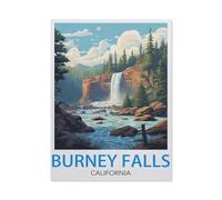 Burney Falls California，1000 Piece Paper Puzzle for An Unforgettable Family Activity - Suitable for All Ages（50x70cm）-X11