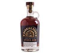 Burning Barn Rum - Spiced Rum - 70cl - 40% ABV - Notes Of Coconut, Vanilla, Molasses - Free From Artificial Flavouring - Enhance Your Drinks Cabinet - The Perfect Present