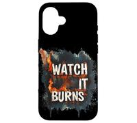 Burning Bright with This Watch It Burns Graphic Case for iPhone 16