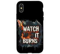 Burning Bright with This Watch It Burns Graphic Case for iPhone X/XS