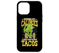 Burning Calories For More Tacos Dinosaur Weightlifting Case for iPhone 12 Pro Max
