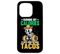 Burning Calories For More Tacos Skeleton Weightlifting Case for iPhone 15 Pro