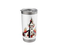 Burning Church Stainless Steel Insulated Tumbler