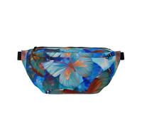 Burning City and Flying Dragon Fanny Pack Chest Bags Crossbody Bag Waistpacks for Men Women Outdoors, Sport, Hiking, Travel