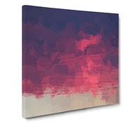 Burning Clouds Canvas Print | Gallery Wrapped 30mm Frame Wall Art | 20x20 inches | Ready to Hang | Abstract Picture | Living Room Bedroom Lounge Office
