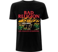 Burning Cotton T-Shirt Bad Religion Black XXL