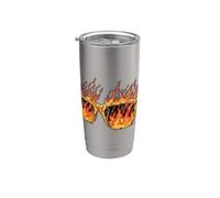 Burning Fire Glasses Costume Stainless Steel Insulated Tumbler