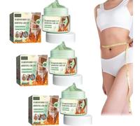 Burning Firming Cream,Wormwood Fat Burning Cream, Slimming Cream,Firming Cream,Navel Arm Leg Belly Fat Burning Cream, Skin Firming Moisturizing Massage Cream (3Pcs)