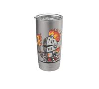 Burning Kingdom Knight Costume with Sword for Boys and Girls Stainless Steel Insulated Tumbler