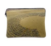 Burning Man Festival Nevada Hippie United States Desert Computer and Tablet Case Linen Look 10 Inches Printed in France