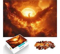Burning Phoenix sunfire1000 Piece Puzzle For Adults Educational Games Home Decoration is ideal as a gift for the whole family 38x26cm