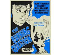 Burning Question Reefer Madness Blue Advertising Large Canvas Wall Art Print