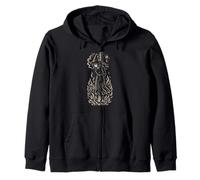Burning Smoking Witch Pyre Halloween Dark Humor Gothic Zip Hoodie