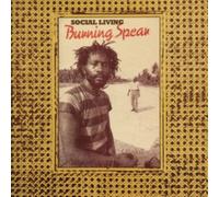 BURNING SPEAR - SOCIAL LIVING / LIVING DUB - Vinyl Record lp - D1111z