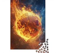 Burning Sun Planet 1000 Piece Jigsaw Puzzle Paper for Adults Outer Space Scene Focus Booster Relaxing Home Decor Gift 38x26cm/1000pcs