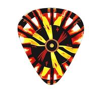 Burning Totem Fashion Colour Guitar Picks 12 Packï¼Œ For Acoustic Guitar Electric Guitar Ukulele.One Size