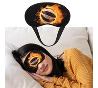 Burning Volleyball Pictures Sleep Mask for Women Men Blackout Eye Masks for Sleeping Blindfold Sleep Mask Side Sleeper Eye Cover for Meditation Light Blocking Travel Essentials