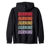 Burning Zip Hoodie