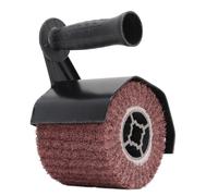 Burnishing Polishing Machine, Handheld Metal Polishing Machine with Adjustable Speed, Auxiliary Handle, M10 Angle Grinder Accessory Set, for Surface Condition